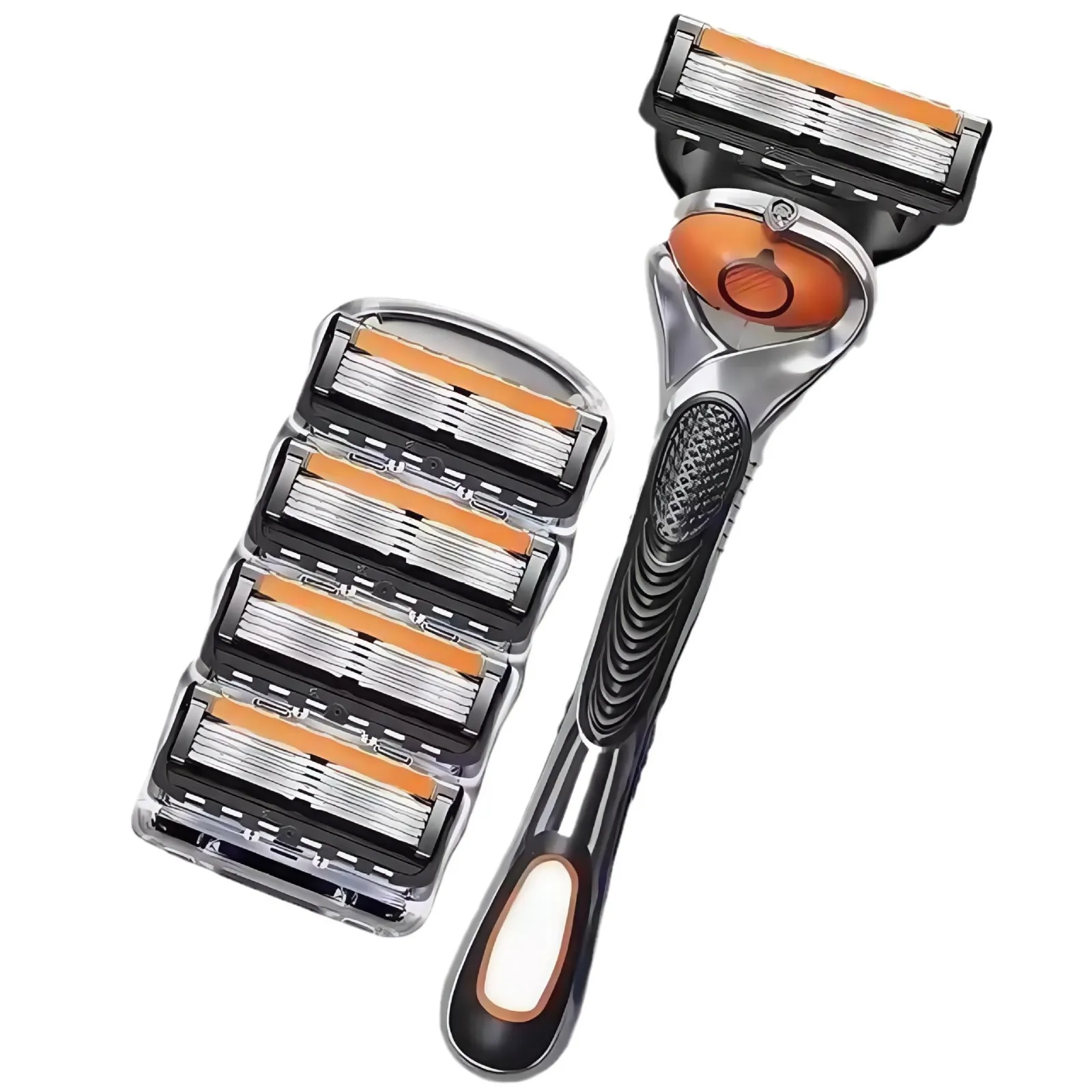 Бритва с 5 лезвиями, ручная бритва, мужская бритва, бритва для бритья, бритва для лысых, трансграничная поставка
Бритва с 5 лезвиями, ручная бритва, мужская бритва, бритва для бритья, бритва для лысых, трансграничная поставка