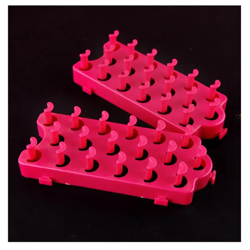 1 Pair DIY Elongated Knitting Machine Bracelets Weaving Frame Bands Hook Arts Crafts Toys Fashion Rubber Band Loom Kit
1 Pair DIY Elongated Knitting Machine Bracelets Weaving Frame Bands Hook Arts Crafts Toys Fashion Rubber Band Loom Kit