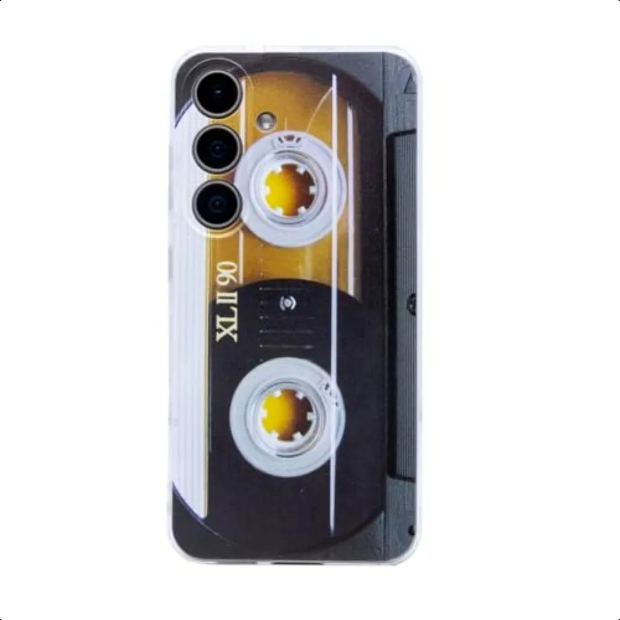 Compatible with Samsung S25 Cool Case Cassette Tape Music Cool Phone Case Bumper Protective Cover for Samsung Galaxy S25 Black
Compatible with Samsung S25 Cool Case Cassette Tape Music Cool Phone Case Bumper Protective Cover for Samsung Galaxy S25 Black