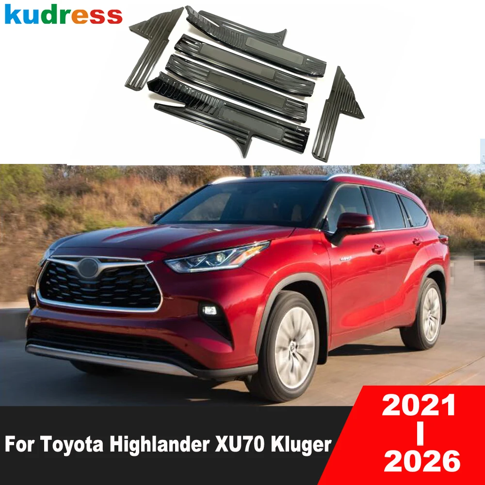 For Toyota Highlander XU70 Kluger Hybrid 2021-2026 Steel Car Door Sill Scuff Plate Cover Trim Welcome Pedal Guard Accessories
For Toyota Highlander XU70 Kluger Hybrid 2021-2026 Steel Car Door Sill Scuff Plate Cover Trim Welcome Pedal Guard Accessories