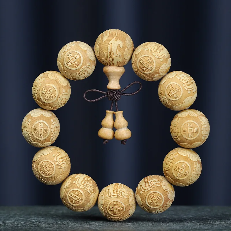 2026 Thuja Wood Carved Bracelet 2.0 Ethnic Style Wax Free Unisex Buddhist Bead Bracelet Wooden Prayer Beads Gifts
2026 Thuja Wood Carved Bracelet 2.0 Ethnic Style Wax Free Unisex Buddhist Bead Bracelet Wooden Prayer Beads Gifts
