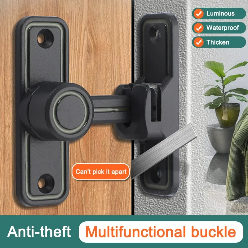 1pc Luminous Door Buckle Dual Purpose Door Latch Free-Punch Sliding Door Latch Push Pull Home Bathroom Right Angle Door Buckle
1pc Luminous Door Buckle Dual Purpose Door Latch Free-Punch Sliding Door Latch Push Pull Home Bathroom Right Angle Door Buckle