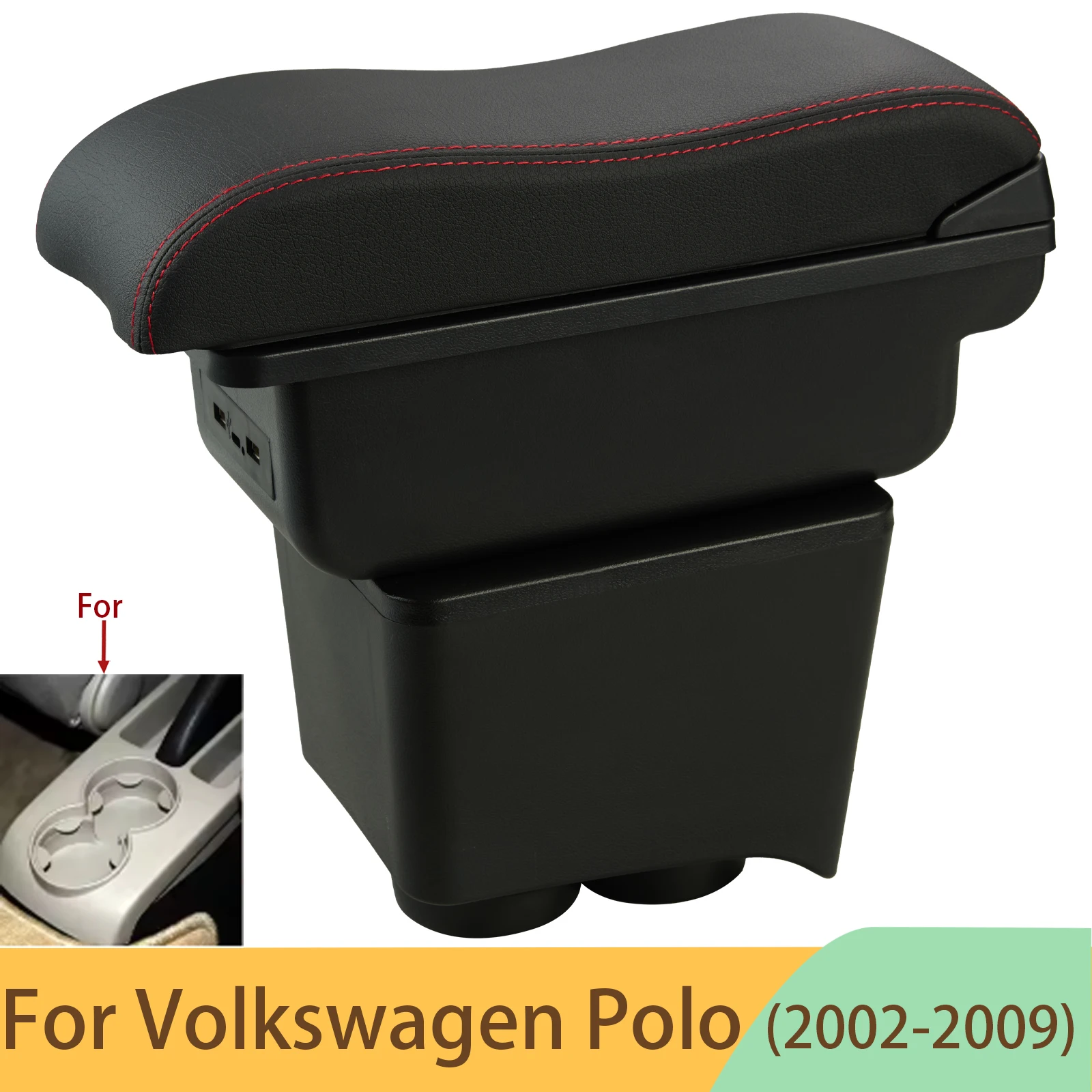 Подлокотник для Volkswagen Polo, для VW Polo 9N 3, специальный для моделей 2002-2009, ящик для хранения, аксессуары для тюнинга салона автомобиля
Подлокотник для Volkswagen Polo, для VW Polo 9N 3, специальный для моделей 2002-2009, ящик для хранения, аксессуары для тюнинга салона автомобиля