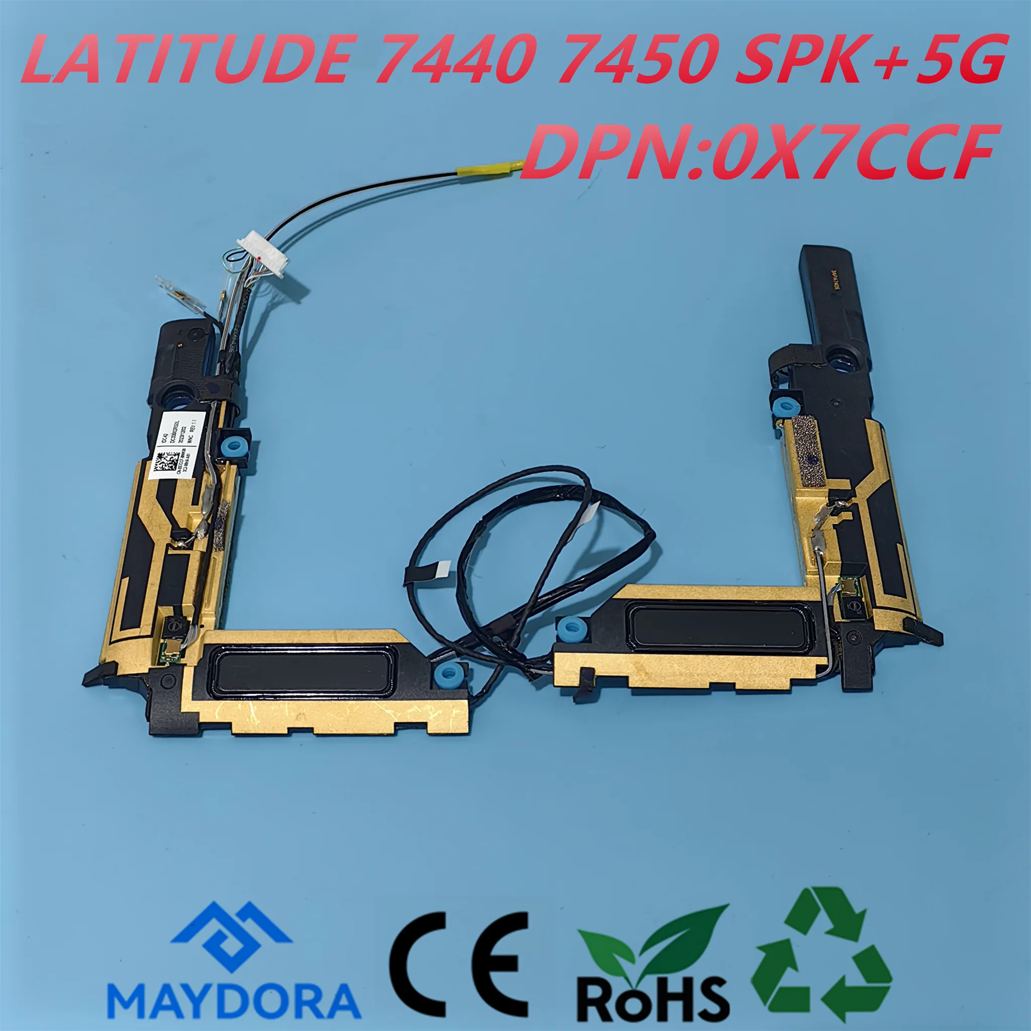Brand New ORG Laptop 4G 5G LTE WWAN Antenna And Speaker For DELL LATITUDE14 7440 7450 Series Gold 0X7CCF
Brand New ORG Laptop 4G 5G LTE WWAN Antenna And Speaker For DELL LATITUDE14 7440 7450 Series Gold 0X7CCF