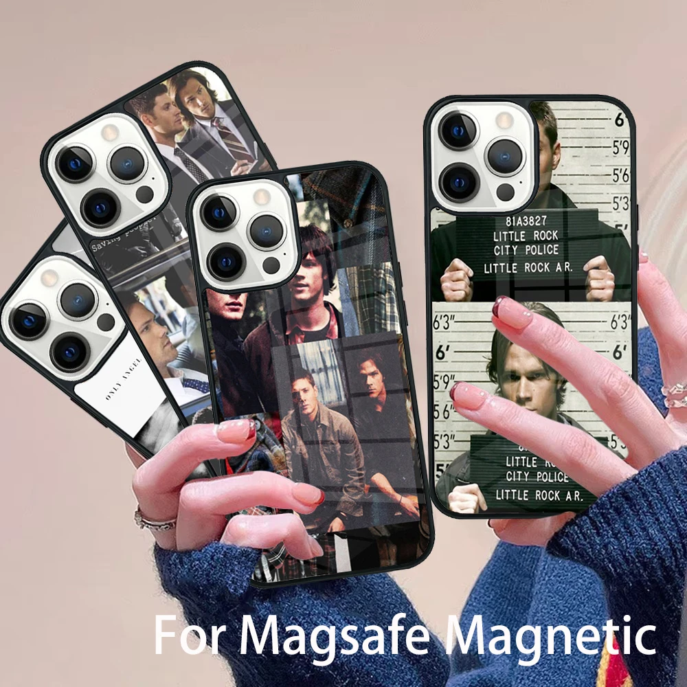 SAM DEAN Supernatural Phone Case Magesafe Magnetic Wireless Charge Cover For IPhone 16 11 12 13 14 15 Pro Max Plus Mini
SAM DEAN Supernatural Phone Case Magesafe Magnetic Wireless Charge Cover For IPhone 16 11 12 13 14 15 Pro Max Plus Mini
