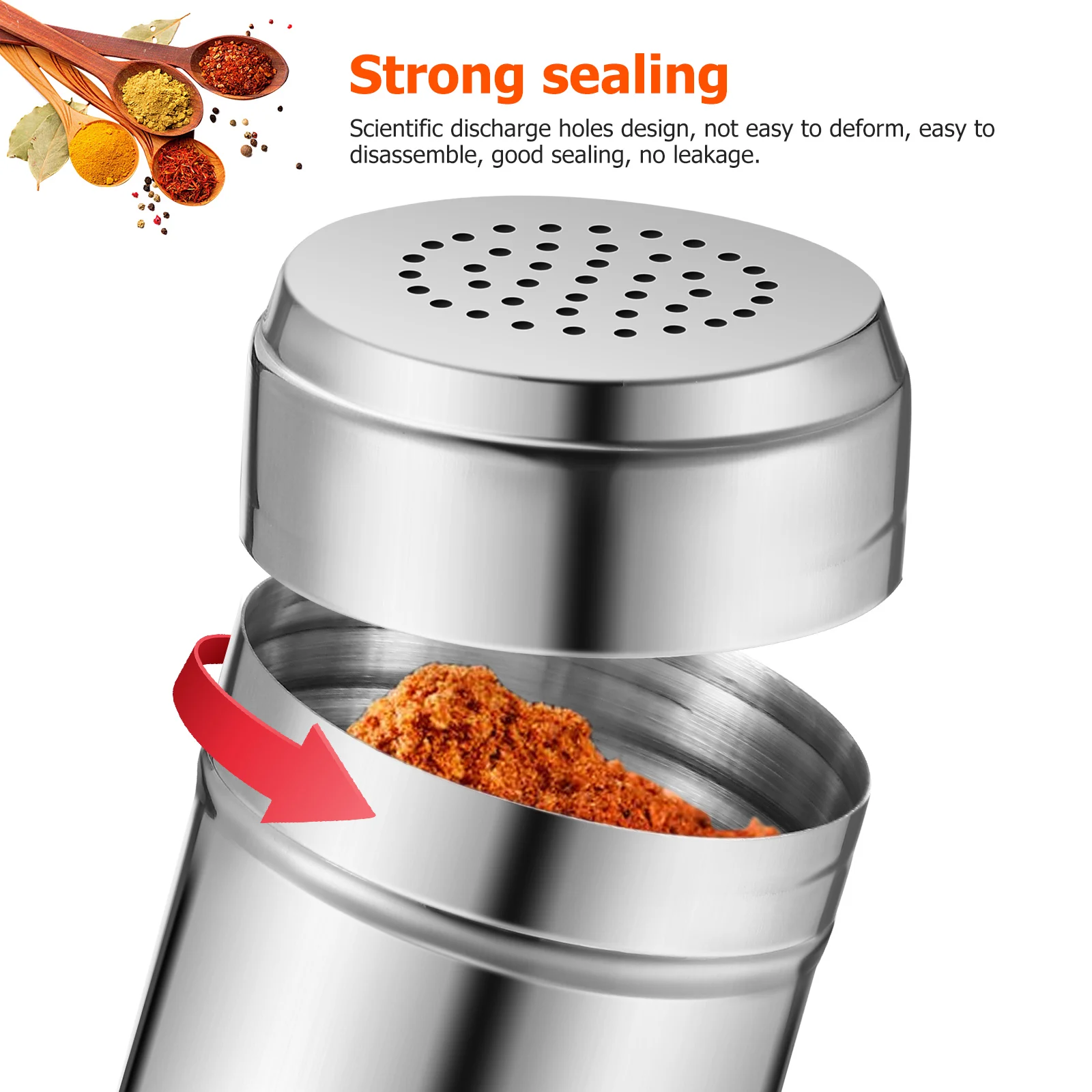 1pcs Stainless Steel Seasoning Bottle Large Size Clean Kitchen Cooking BBQ Picnic Spice Salt Pepper Shaker Container
1pcs Stainless Steel Seasoning Bottle Large Size Clean Kitchen Cooking BBQ Picnic Spice Salt Pepper Shaker Container