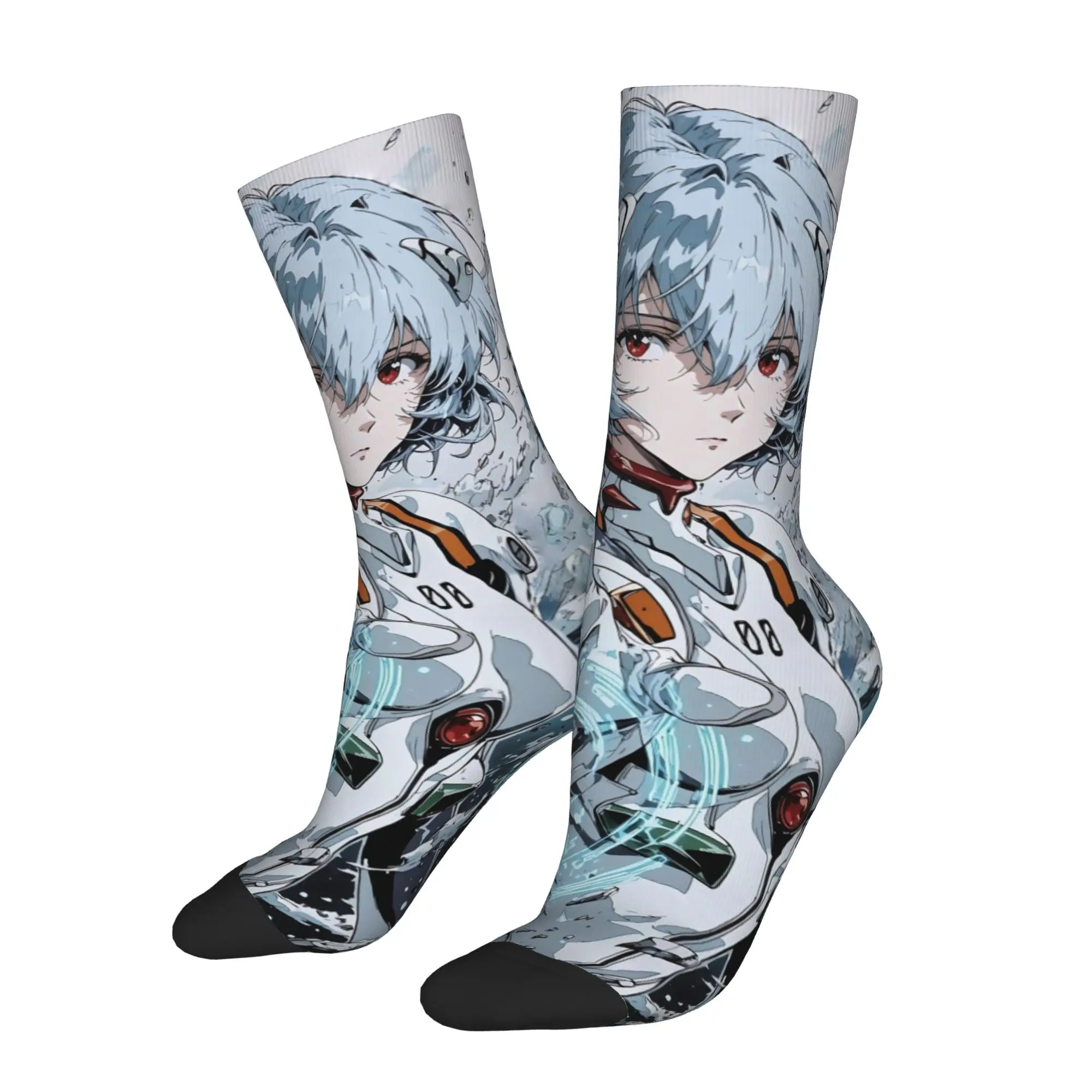 Носки для бега в стиле ретро с дизайном Neon Genesis Evangelion EVA, мужские компрессионные носки Crazy, унисекс, носки с узором Ayanami Rei Harajuku
Носки для бега в стиле ретро с дизайном Neon Genesis Evangelion EVA, мужские компрессионные носки Crazy, унисекс, носки с узором Ayanami Rei Harajuku