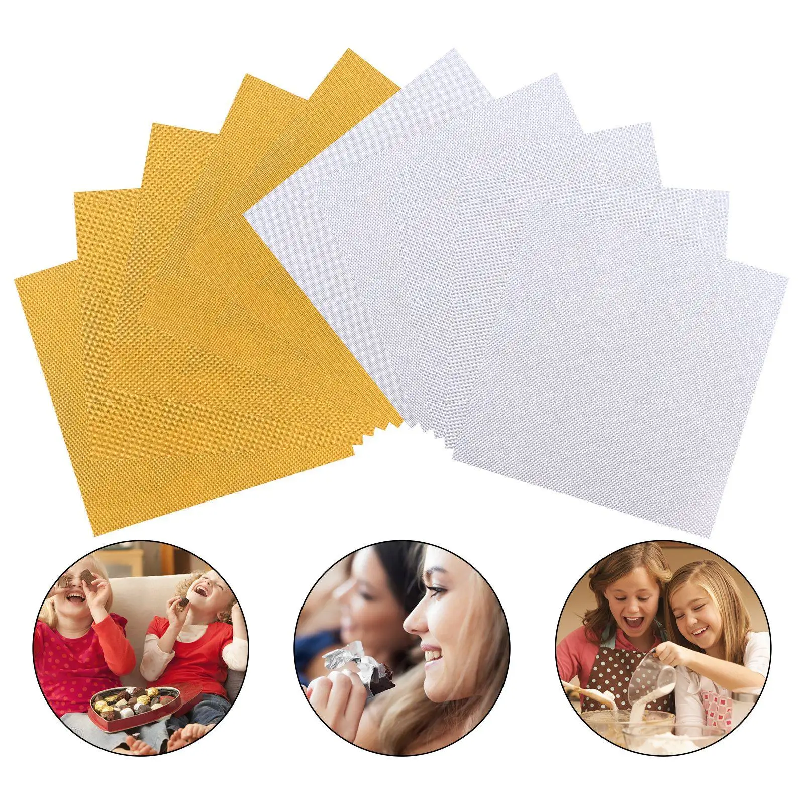 200 шт. металлизированной фольгированной бумаги для упаковки конфет и шоколада, гладкие, нелипкие листы для сувениров, подарков и поделок
200 шт. металлизированной фольгированной бумаги для упаковки конфет и шоколада, гладкие, нелипкие листы для сувениров, подарков и поделок