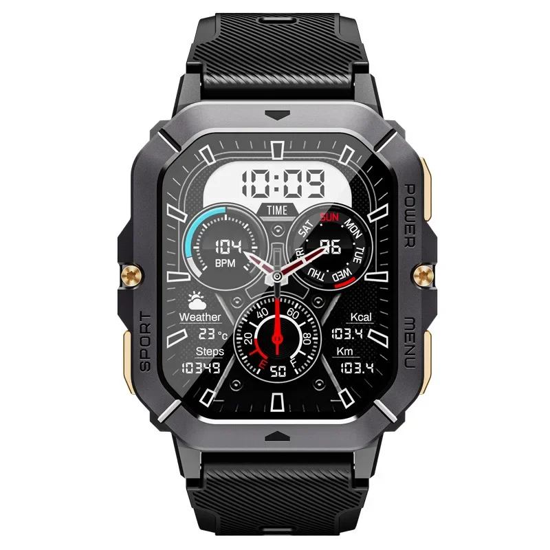 Gaines C28 Smart Watch 2.02inch HD Large Screen 410mAh Men Outdoor Sport Wristwatch Bluetooth Call Health Monitor Women Smartwat
Gaines C28 Smart Watch 2.02inch HD Large Screen 410mAh Men Outdoor Sport Wristwatch Bluetooth Call Health Monitor Women Smartwat