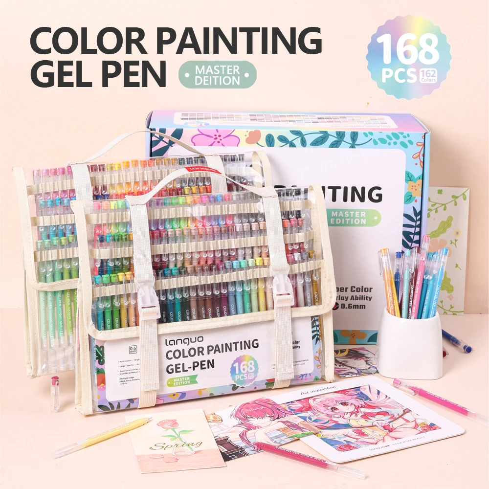 168 шт./компл. Master Edition цветная гелевая ручка для рисования 162 цветов с футляром большая емкость художественная линия эскиз ручки для рисования
168 шт./компл. Master Edition цветная гелевая ручка для рисования 162 цветов с футляром большая емкость художественная линия эскиз ручки для рисования