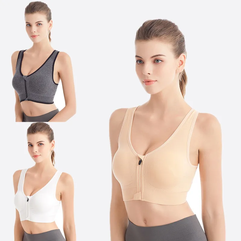 Front Zip Sport Bra Professional Anti-Shake Breathable Wire-Free Running Tank Top Yoga Sports Bra for Women
Front Zip Sport Bra Professional Anti-Shake Breathable Wire-Free Running Tank Top Yoga Sports Bra for Women