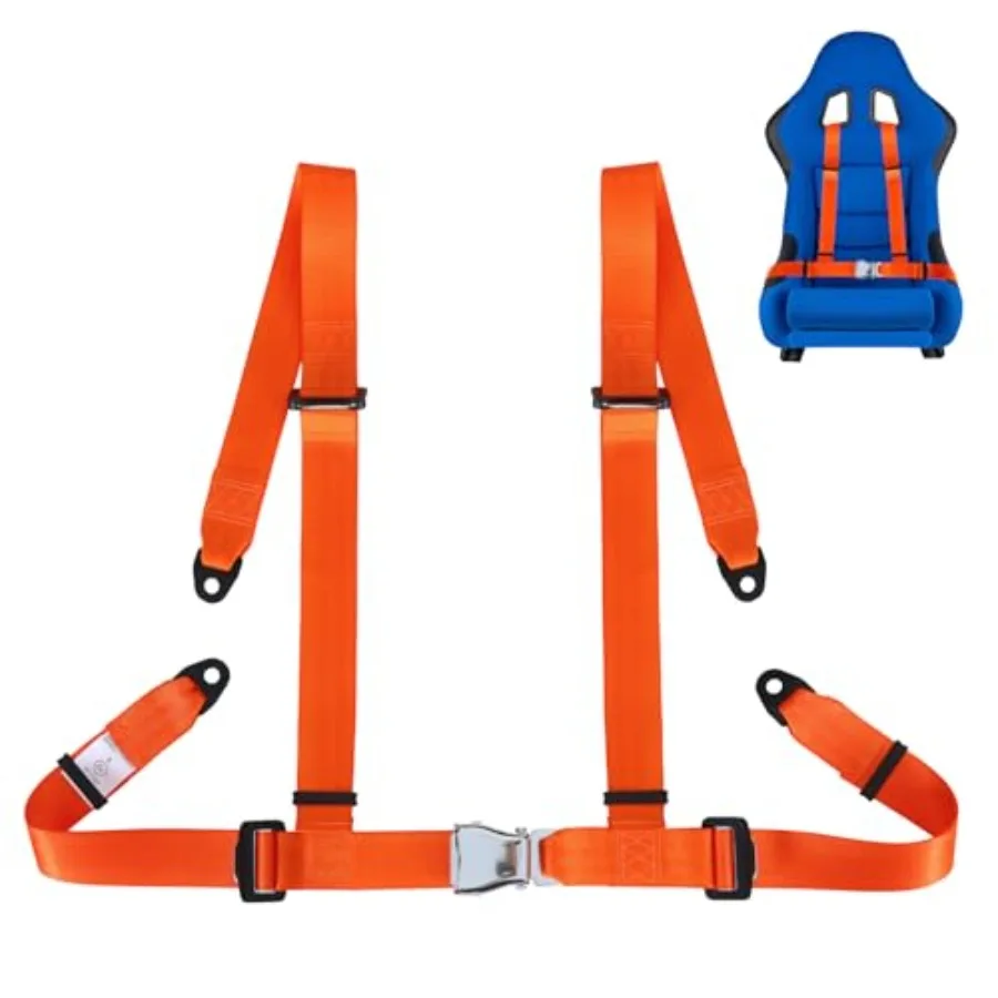 Universal 4 point Safety Harness Set 2inch Fits Go KartUTV ATV Racing FJK
Universal 4 point Safety Harness Set 2inch Fits Go KartUTV ATV Racing FJK