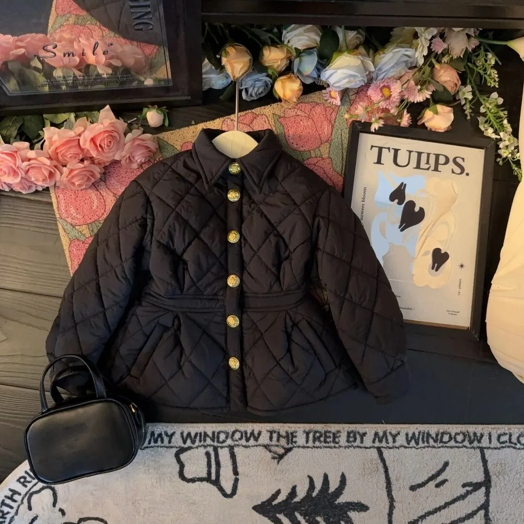 Girls Jacket New Children's Western style Cotton Jacket with Thick Collar and Velvet for Warm Winter
Girls Jacket New Children's Western style Cotton Jacket with Thick Collar and Velvet for Warm Winter