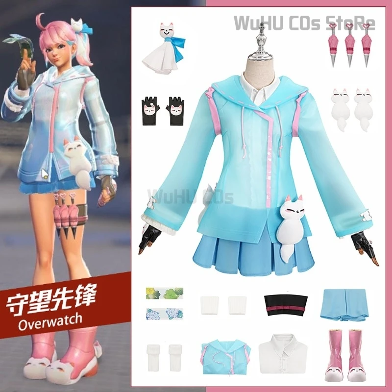 OVER WATCH2 Kiriko Cosplay OW2 Dancing Lightly In The Rain Sweet Dress Coat Prop Costume Halloween Uniform Shoes Woman Man Set
OVER WATCH2 Kiriko Cosplay OW2 Dancing Lightly In The Rain Sweet Dress Coat Prop Costume Halloween Uniform Shoes Woman Man Set