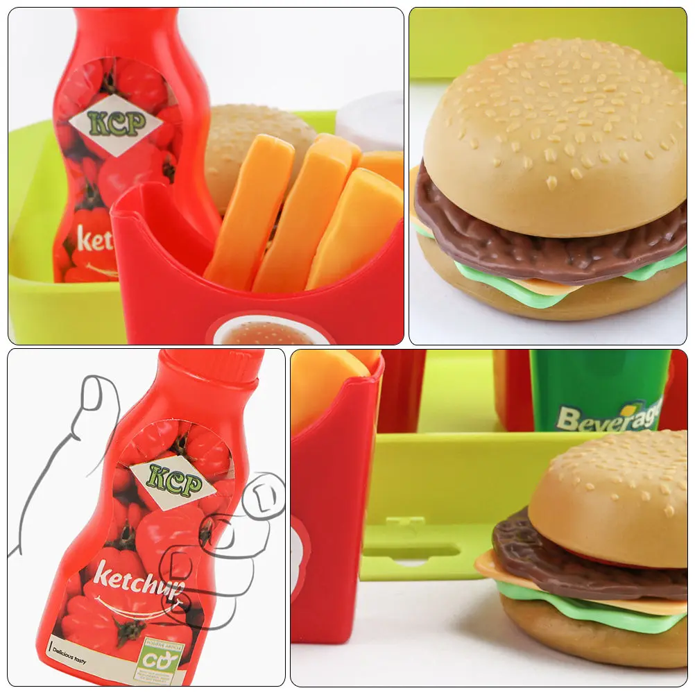 1Set Realistic Western Food Play Set for Kids High Quality Safe Non Toxic Water Based Paint Colorful Fast Food
1Set Realistic Western Food Play Set for Kids High Quality Safe Non Toxic Water Based Paint Colorful Fast Food
