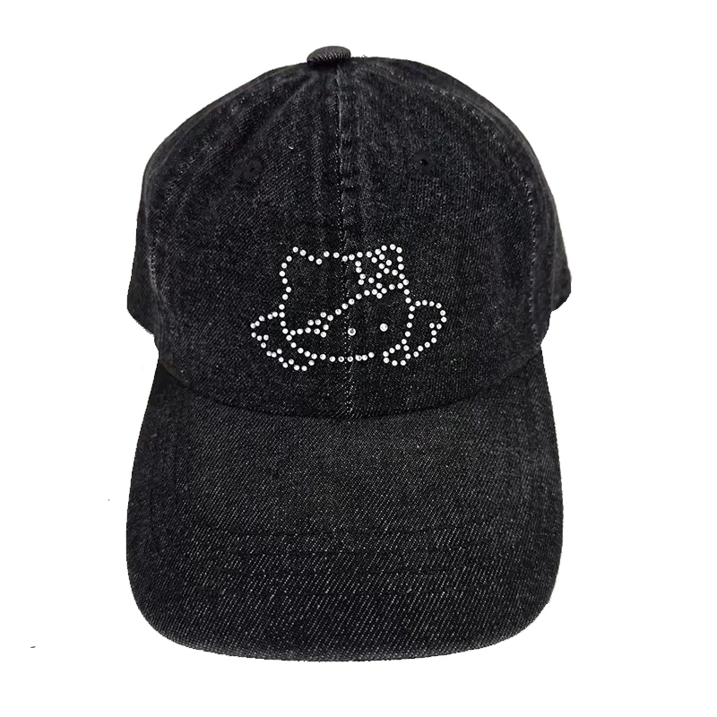 HelloKitty Y2k Cool Streetwear Shining Diamond Cat Pirate Captain Cowboy Black Jeans Baseball Cap Hottie Sun Protection Cute Cap
HelloKitty Y2k Cool Streetwear Shining Diamond Cat Pirate Captain Cowboy Black Jeans Baseball Cap Hottie Sun Protection Cute Cap