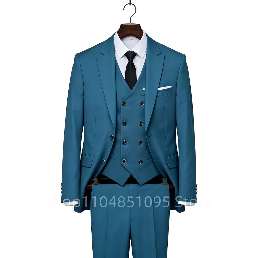 Мужские деловые костюмы однотонные, свадебные смокинги, модные костюмы для жениха, приталенный крой, отложной воротник, для бальных мероприятий, мужские костюмы
Мужские деловые костюмы однотонные, свадебные смокинги, модные костюмы для жениха, приталенный крой, отложной воротник, для бальных мероприятий, мужские костюмы