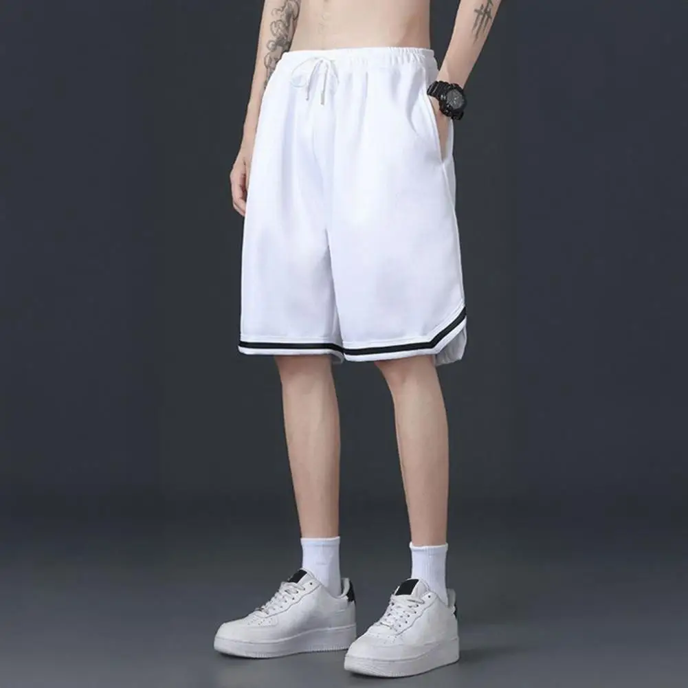 Men Summer Shorts Elastic Waist Adjustable Drawstring Sport Shorts With Pockets Solid Wide Leg Male Knee-length Casual Shorts
Men Summer Shorts Elastic Waist Adjustable Drawstring Sport Shorts With Pockets Solid Wide Leg Male Knee-length Casual Shorts