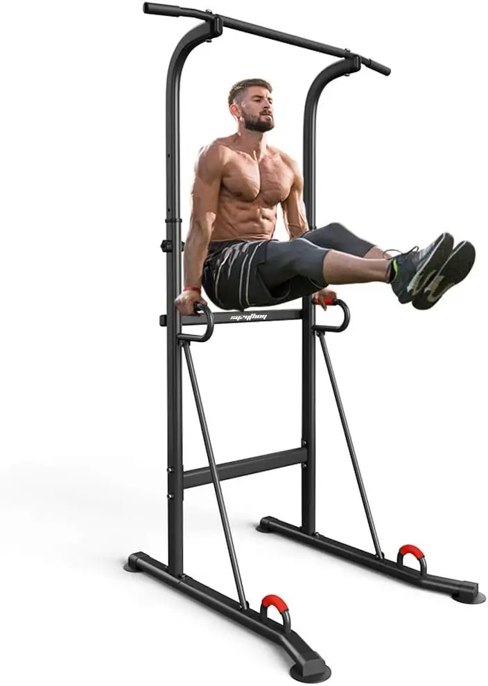 Power Tower Height Adjustable Pull Up Bar & Dip Station Pull Up Station Fitness Strength Training Exercise Equipment for Home
Power Tower Height Adjustable Pull Up Bar & Dip Station Pull Up Station Fitness Strength Training Exercise Equipment for Home