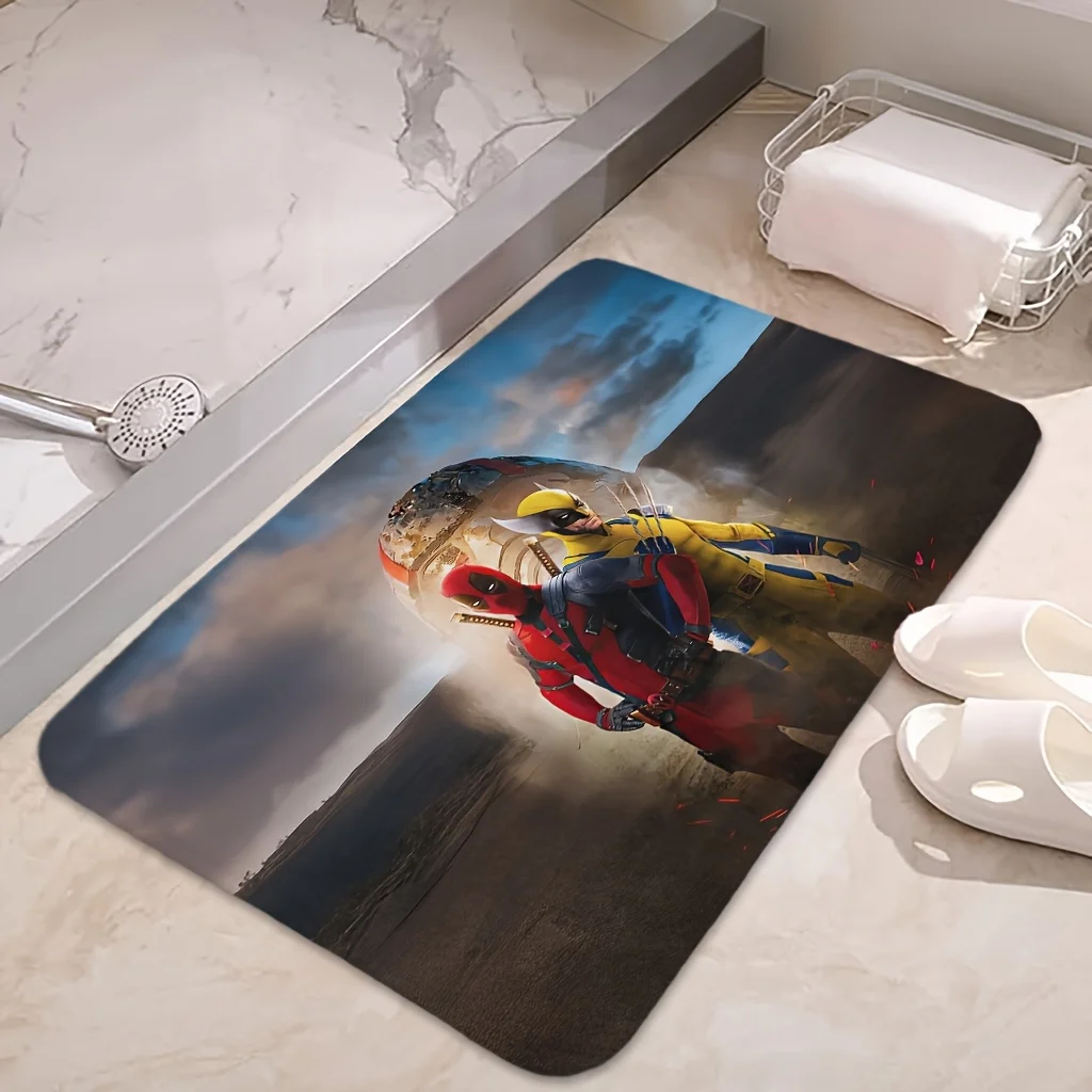 ( MARVEL 1pc Deadpool & Wolverine Entry Doorway Floor Rug,Bathroom Mat Absorbent & Quick-drying Kitchen Floor Carpet Non-slip
( MARVEL 1pc Deadpool & Wolverine Entry Doorway Floor Rug,Bathroom Mat Absorbent & Quick-drying Kitchen Floor Carpet Non-slip