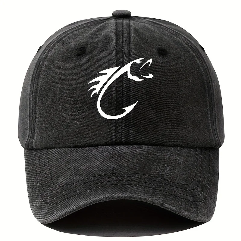 Retro style men's baseball cap with fish pattern adjustable dad hat suitable for outdoor fishing hip-hop fashion fishing hat
Retro style men's baseball cap with fish pattern adjustable dad hat suitable for outdoor fishing hip-hop fashion fishing hat