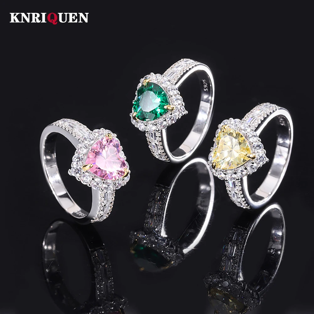 Charms 100% 925 Sterling Silver 8*8MM Heart-Shaped Pink Quartz Emerald Rings for Women Gemstone Wedding Party Fine Jewelry Gift
Charms 100% 925 Sterling Silver 8*8MM Heart-Shaped Pink Quartz Emerald Rings for Women Gemstone Wedding Party Fine Jewelry Gift