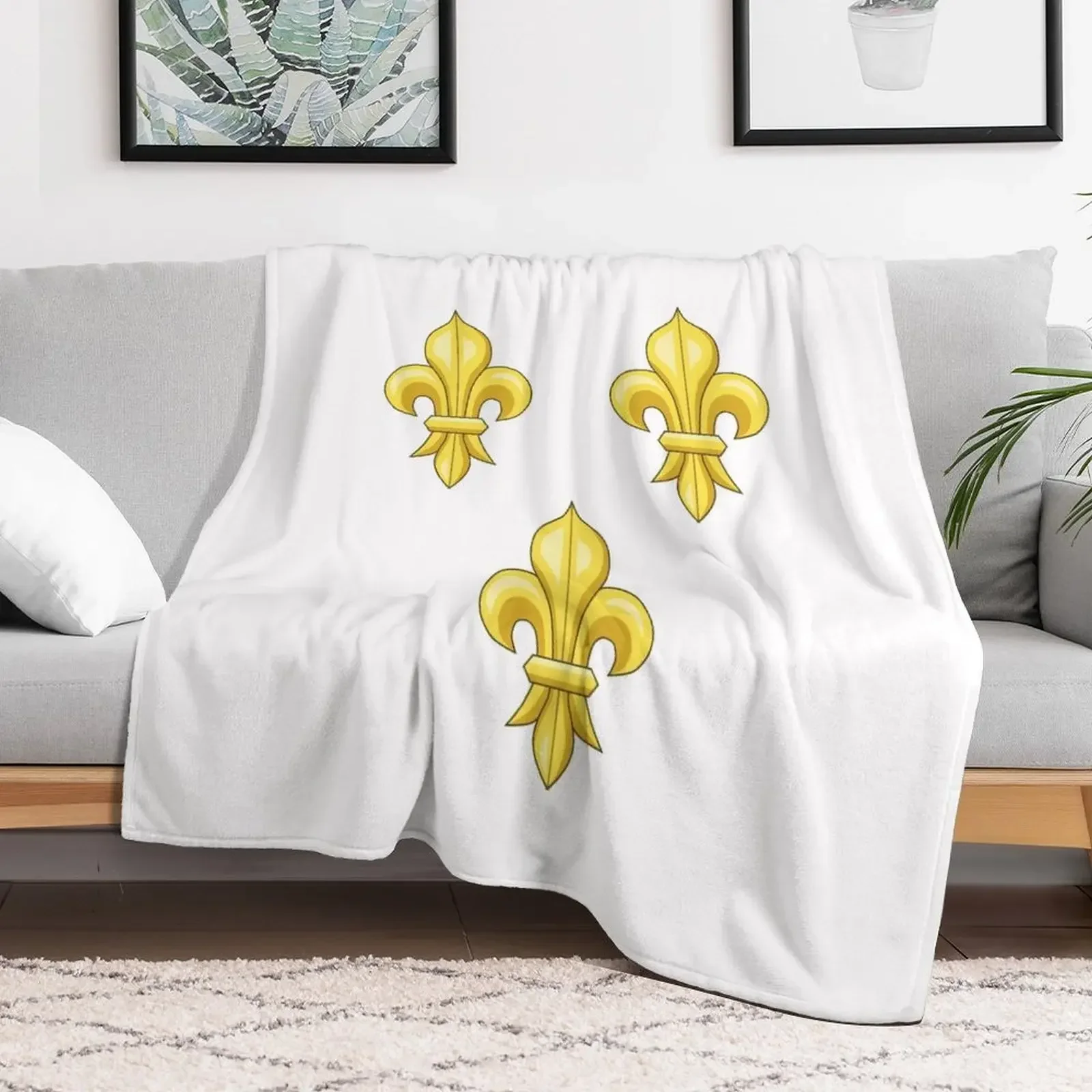Blason France moderne French royal golden yellow fleur de lys lis blue King of France coat of arms vintage white b Throw Blanket
Blason France moderne French royal golden yellow fleur de lys lis blue King of France coat of arms vintage white b Throw Blanket
