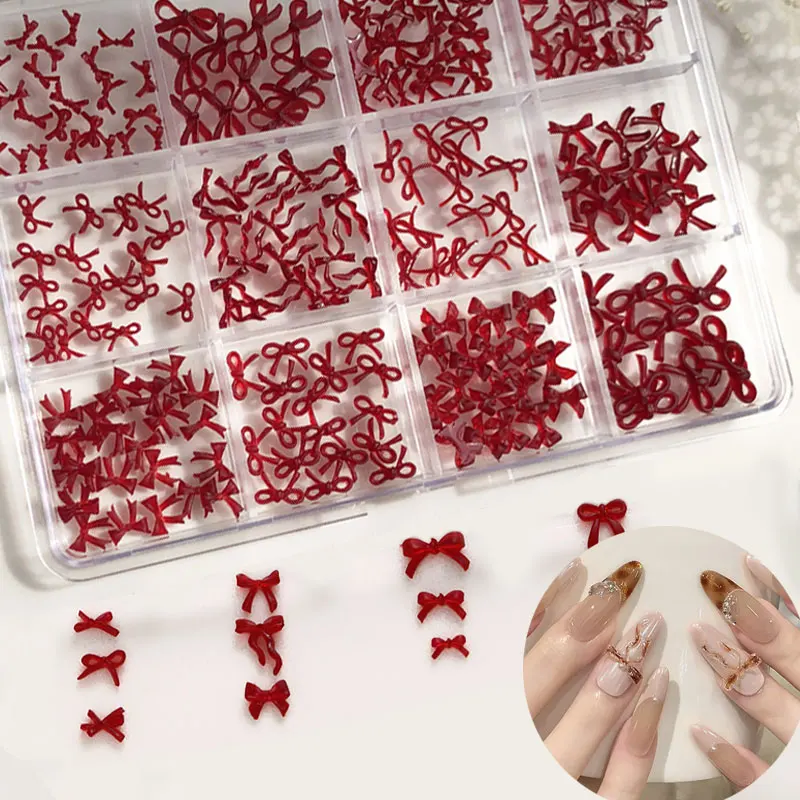 Elegant Burgundy Bowknot Nail Art Set Resin Bow Tie Ribbon Nail Art Accessories DIY Manicure Decorations Supplies Accessories
Elegant Burgundy Bowknot Nail Art Set Resin Bow Tie Ribbon Nail Art Accessories DIY Manicure Decorations Supplies Accessories