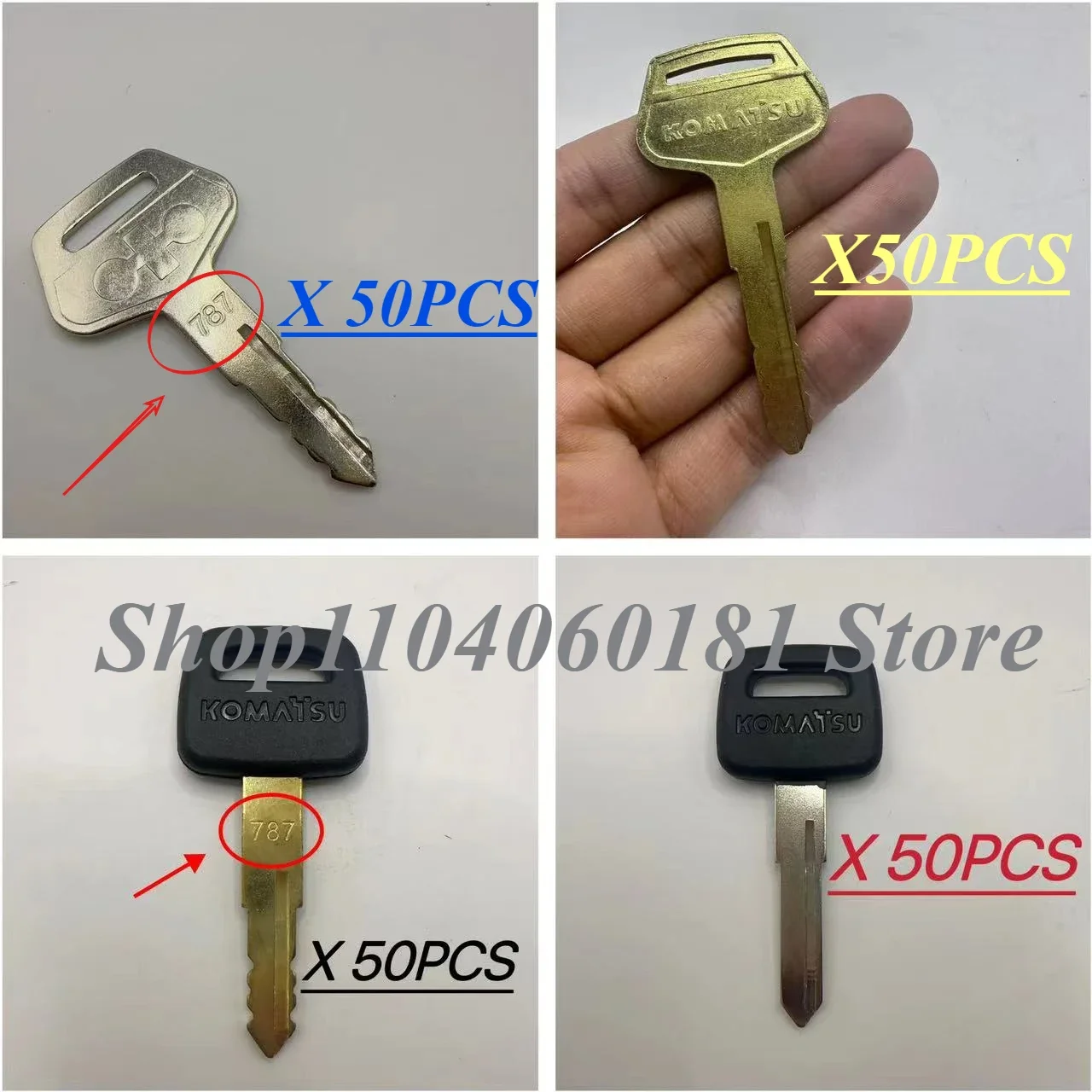 50PCS 787 Key for Komatsu Heavy Equipment Excavator Dozer Loader Backhoe Starter for PC60/120/130/200/220/210/300/360-6-7-8
50PCS 787 Key for Komatsu Heavy Equipment Excavator Dozer Loader Backhoe Starter for PC60/120/130/200/220/210/300/360-6-7-8