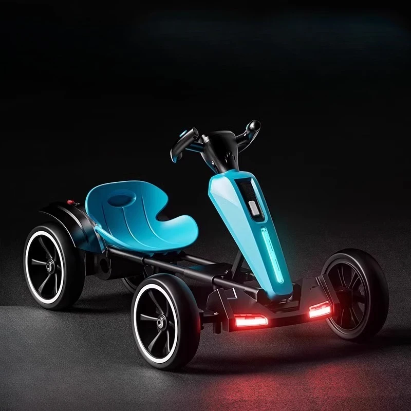 Foldable Portable Kids Electric Go-Kart with 390 Motor Cool LED Lights No Assembly Outdoor Off-Road Toy Car for Boys/Girls
Foldable Portable Kids Electric Go-Kart with 390 Motor Cool LED Lights No Assembly Outdoor Off-Road Toy Car for Boys/Girls