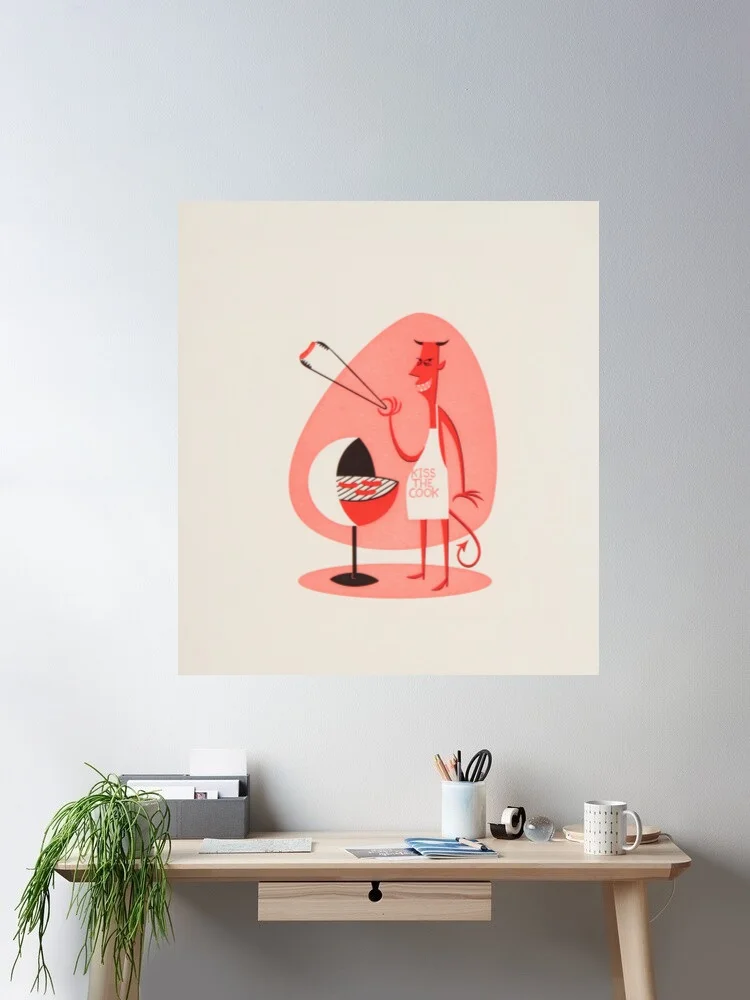 Josh Agle B.B.Q. Photo Canvas POSTER ,Home Decor Wall art painting
Josh Agle B.B.Q. Photo Canvas POSTER ,Home Decor Wall art painting