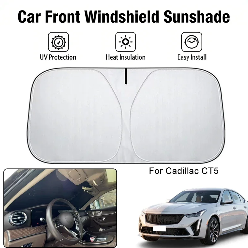 Foldable Car Windshield Sun Shade UV Block Heat Insulation For Cadillac CT5 Interior Protection Accessories
Foldable Car Windshield Sun Shade UV Block Heat Insulation For Cadillac CT5 Interior Protection Accessories
