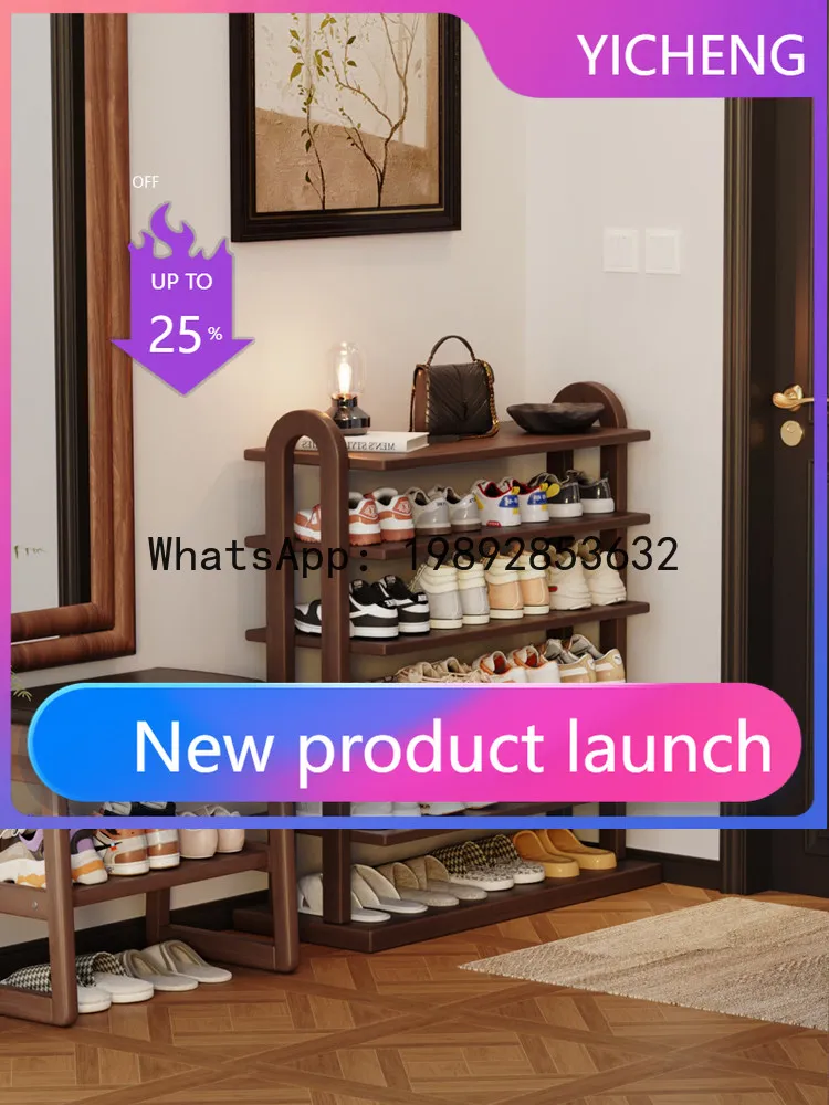 LYY Solid Wood Shoe Rack for Home Entrance, Multi-layer Simple Shoe Cabinet for Small Apartments, Entryway Storage
LYY Solid Wood Shoe Rack for Home Entrance, Multi-layer Simple Shoe Cabinet for Small Apartments, Entryway Storage