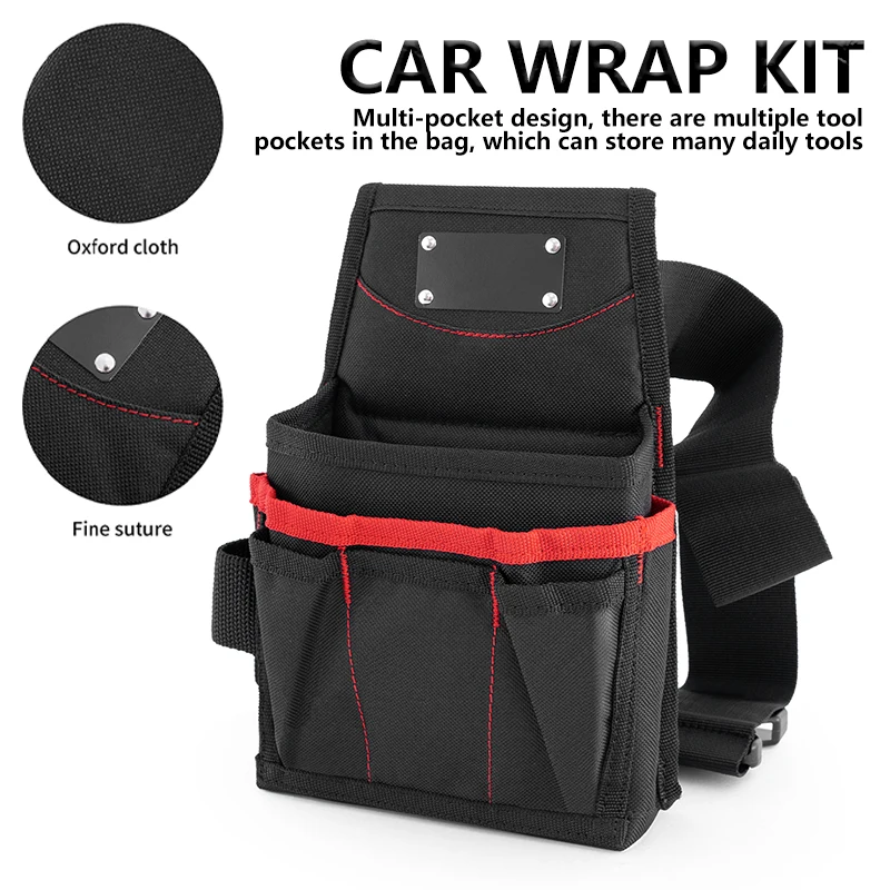 Waterproof Oxford Cloth Waist Bag Car Vinyl Wrap Window Tint Tools Storage Bag Squeegee Scraper Knife Portable Holding Pouch
Waterproof Oxford Cloth Waist Bag Car Vinyl Wrap Window Tint Tools Storage Bag Squeegee Scraper Knife Portable Holding Pouch