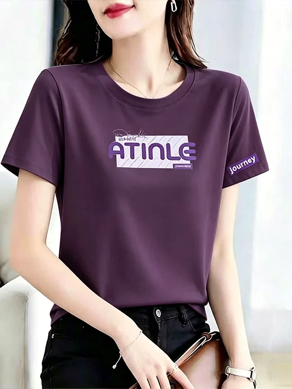 plus Size Summer T-Shirt Loose Fit Short Sleeve round Neck Women's Top Breathable Polyester Fiber Printed Casual Wear
plus Size Summer T-Shirt Loose Fit Short Sleeve round Neck Women's Top Breathable Polyester Fiber Printed Casual Wear