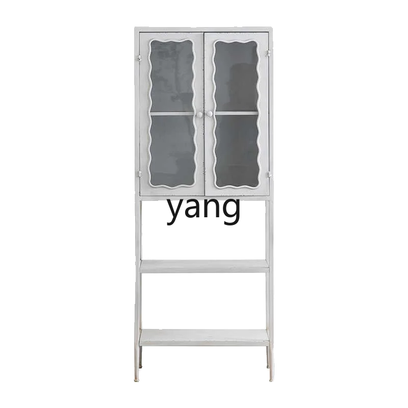 LH Vintage Iron Bookcase with Glass Doors White Cream Style Home Living Room Display Cabinet
LH Vintage Iron Bookcase with Glass Doors White Cream Style Home Living Room Display Cabinet