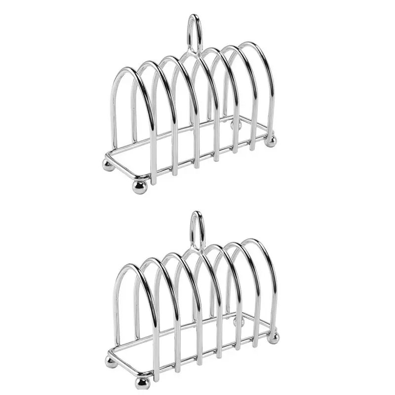 A38T-2X Toast Bread Rack Holder 6 Slice Stainless Steel Toast Rack With Ball Feet And Loop Carry Handle
A38T-2X Toast Bread Rack Holder 6 Slice Stainless Steel Toast Rack With Ball Feet And Loop Carry Handle