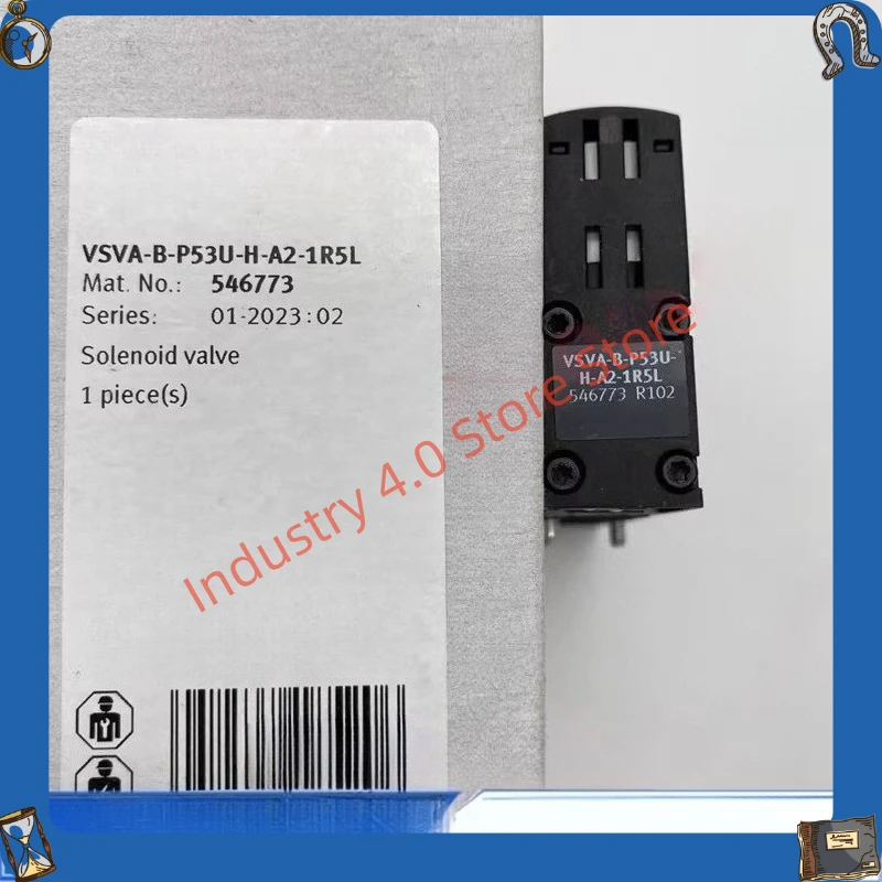 Three five-way medium pressure solenoid valve VSVA-B-P53U-H-A2-1R5L 546773 spot
Three five-way medium pressure solenoid valve VSVA-B-P53U-H-A2-1R5L 546773 spot