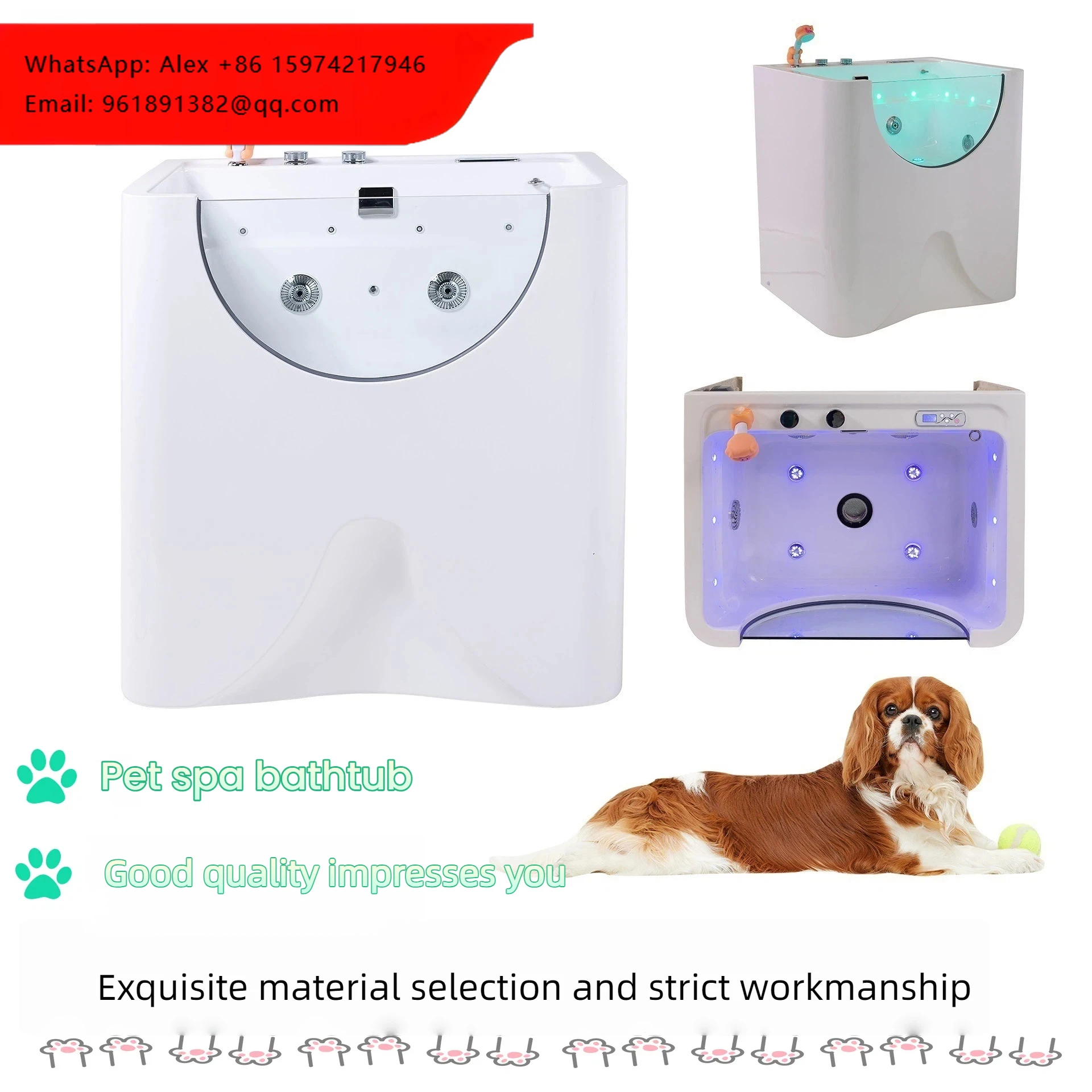 Home Independent Constant Temperature Bathtub SPA Hydrotherapy Cleaning Luxurious Modern Design Pipeless Jet System
Home Independent Constant Temperature Bathtub SPA Hydrotherapy Cleaning Luxurious Modern Design Pipeless Jet System