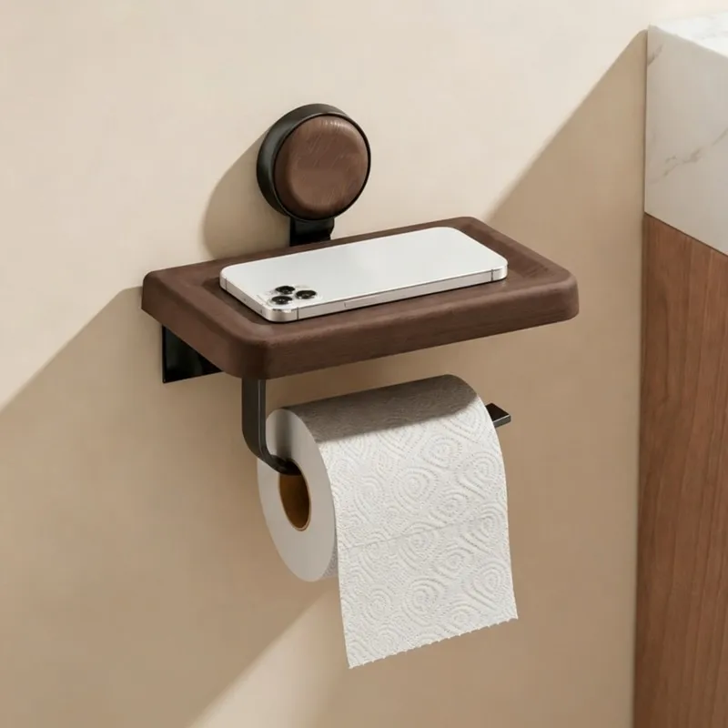 ABGH-Multifunctional ABS Tissue Holder No-Drill Installation Bathroom Organizer Wall-Mounted Design
ABGH-Multifunctional ABS Tissue Holder No-Drill Installation Bathroom Organizer Wall-Mounted Design