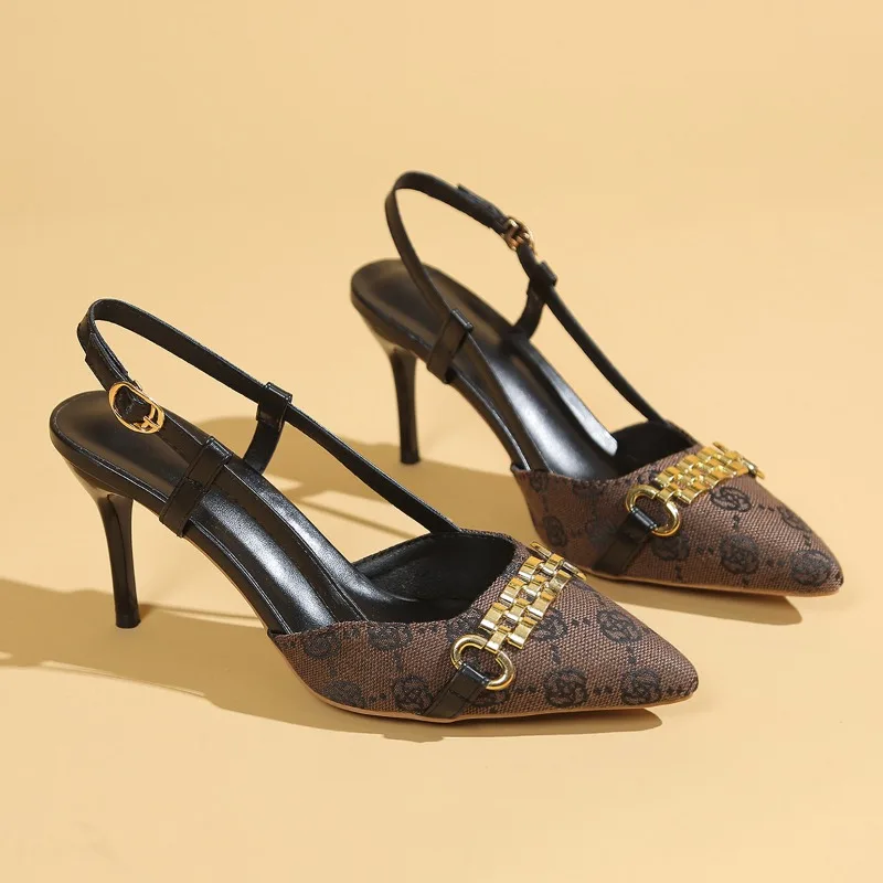 Women's Luxury Sexy High Heels Sandals 2025 Summer New Designer Brand Flowers Pointed Thin Heels Pumps Slippers Zapatos De Mujer
Women's Luxury Sexy High Heels Sandals 2025 Summer New Designer Brand Flowers Pointed Thin Heels Pumps Slippers Zapatos De Mujer