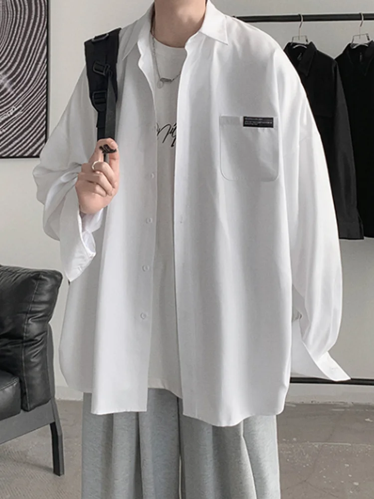 2022 men's spring and summer ins solid color long sleeve shirt men's Korean version trend basic style niche design shirt coat
2022 men's spring and summer ins solid color long sleeve shirt men's Korean version trend basic style niche design shirt coat