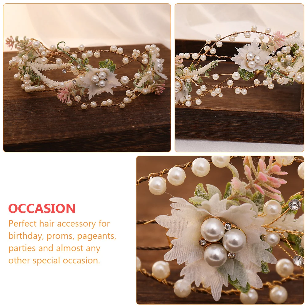 1pc Pearl Hair Accessories Wedding Floral Bridal Headpieces Bride Headwear Woman Headdress Hair Decoration Photoshoot Props Pink
1pc Pearl Hair Accessories Wedding Floral Bridal Headpieces Bride Headwear Woman Headdress Hair Decoration Photoshoot Props Pink