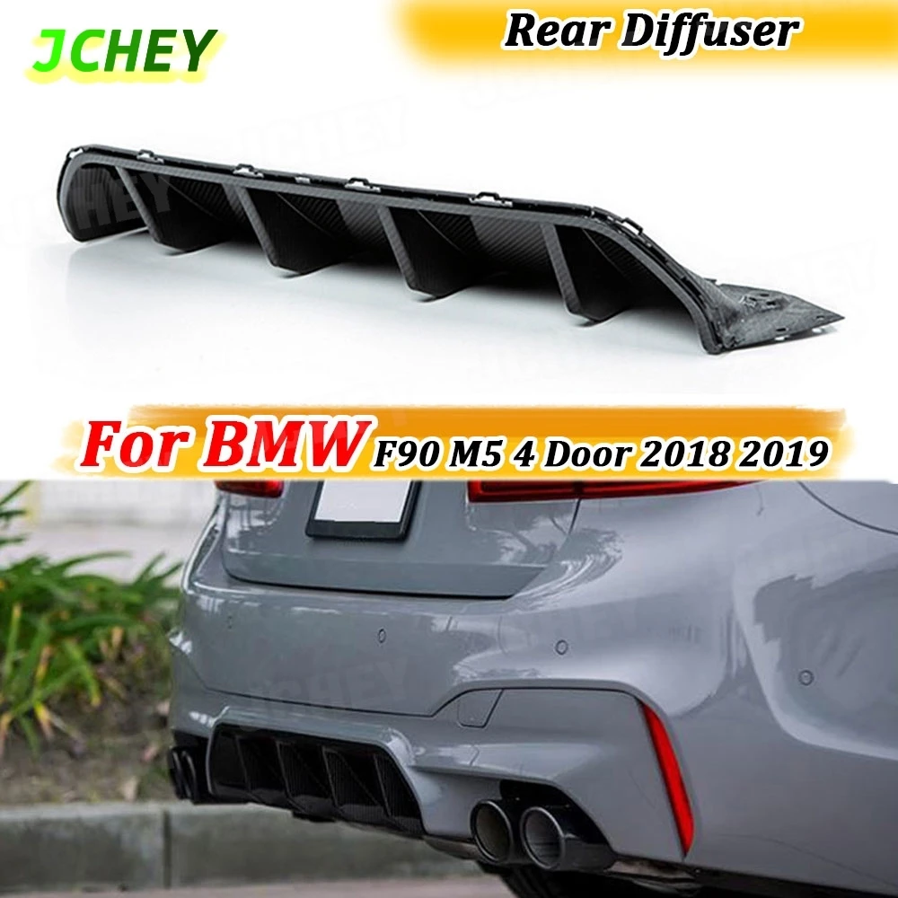 for BMW 5 Series Dry Carbon Fiber Rear Bumper Diffuser Spoiler for BMW F90 M5 4 Door 2018 2019 FRP Rear Bumper Extension BodyKit
for BMW 5 Series Dry Carbon Fiber Rear Bumper Diffuser Spoiler for BMW F90 M5 4 Door 2018 2019 FRP Rear Bumper Extension BodyKit