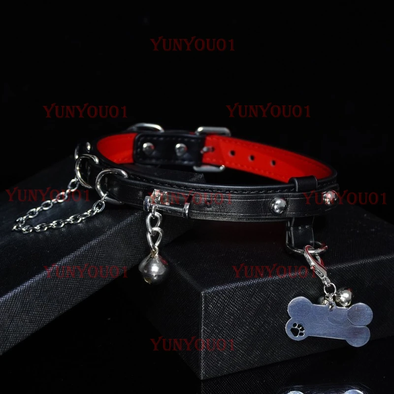 Leather Collar Bone Nameplate Bell K9 Neck Band Choker Female M Neck Ring Male
Leather Collar Bone Nameplate Bell K9 Neck Band Choker Female M Neck Ring Male