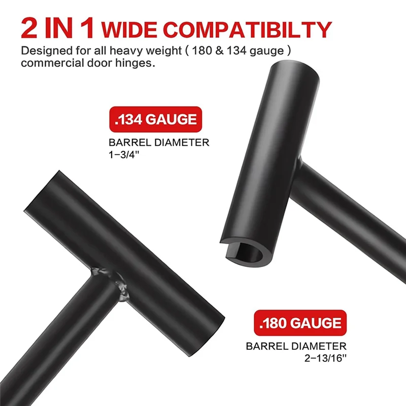 AT51-Door Hinge Adjustment Tool - Heavy Weight .134 And .180 Gauge Door Adjustment Tool, Integral Steel Hinge Bender
AT51-Door Hinge Adjustment Tool - Heavy Weight .134 And .180 Gauge Door Adjustment Tool, Integral Steel Hinge Bender