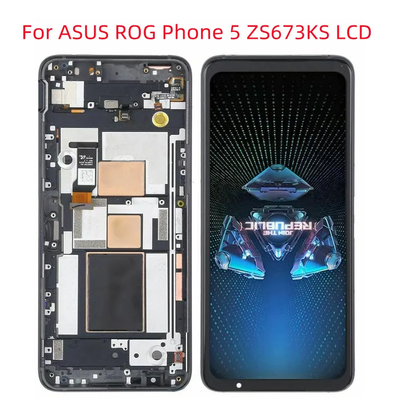 Для телефона asus rog 5, zs673ks, ЖК-дисплей с сенсорным экраном и дигитайзером в сборе для asus zs673ks i005da, ЖК-дисплей
Для телефона asus rog 5, zs673ks, ЖК-дисплей с сенсорным экраном и дигитайзером в сборе для asus zs673ks i005da, ЖК-дисплей