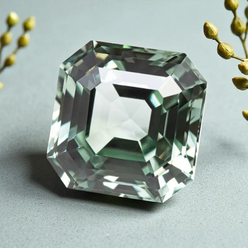 Hot Sale Lab Grown Sapphire Asscher Cut Green Color DIY Charms Jewelry Making Main Materials Selectable Certificate
Hot Sale Lab Grown Sapphire Asscher Cut Green Color DIY Charms Jewelry Making Main Materials Selectable Certificate