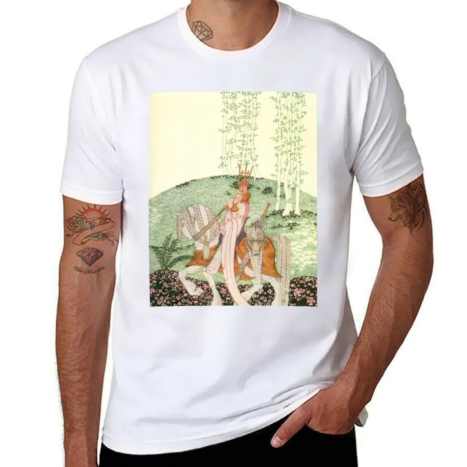 Kay Nielsen Fairy Tale Art/Illustration T-Shirt t shirts for man graphic funny t shirt custom print T-Shirt
Kay Nielsen Fairy Tale Art/Illustration T-Shirt t shirts for man graphic funny t shirt custom print T-Shirt
