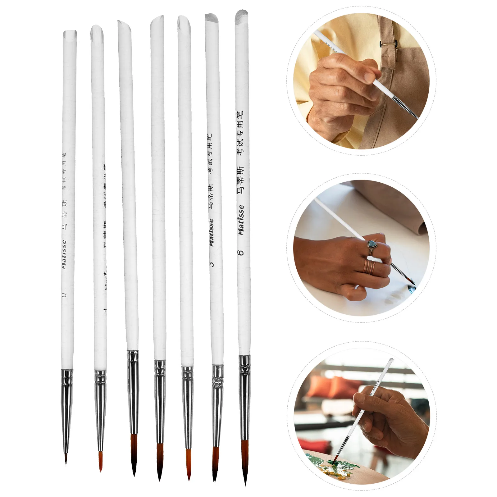 Painting Pen Set Artists' Brushes Detail Detailing Miniature Kit Paintbrush Flat Watercolor
Painting Pen Set Artists' Brushes Detail Detailing Miniature Kit Paintbrush Flat Watercolor